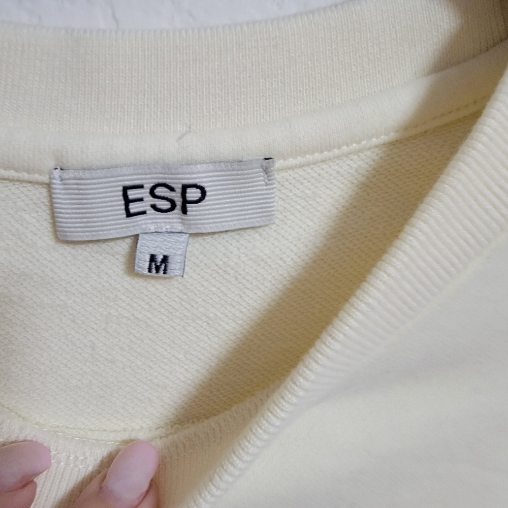 Frenchie Cream Sweatshirt with Embroidered Design - Picture 3 of 7